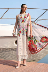 Maria B Lawn | 3 Piece Unstitched Embroidered Jacquard Lawn Suit D-2610-A