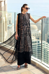 Maria B Lawn | 3 Piece Unstitched Embroidered Lawn Suit D-2608-B