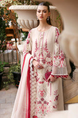 Maria B Lawn | 3 Piece Unstitched Embroidered Jacquard Lawn Suit D-2609-A