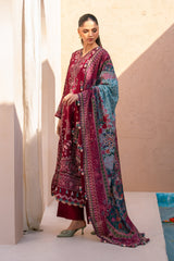 Xenia | DEEMAH | RANG E KHIZAAN Winter Slub Unstitched