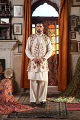 Highway Fashion Couture Shahkaar | Long Waistcoat | Chaaghi Collection