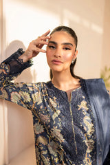 Summer Soiree '24 | BIRCH | 3PC Printed & Embroidered Lawn Suit