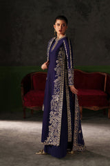 Emaan Adeel Verve Silk Edit | AZURE SAPPHIRE