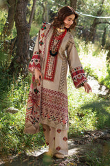 Charizma C Print Winter V1-2026 | 3-PC Unstitched Linen Collection CPW6-01