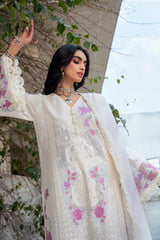 Naqsh CHIKANKARI FESTIVE EDIT '26 | White Gem - 00205