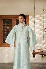 Naqsh CHIKANKARI FESTIVE EDIT '26 | Aqua Bloom - 00196