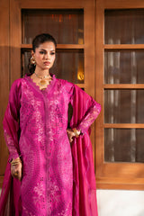 Naqsh CHIKANKARI FESTIVE EDIT '26 | Fuchsia Pink - 00201