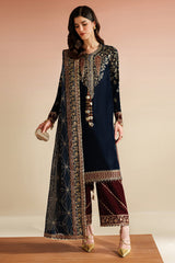 Jazmin | VVF D-7 | Embroidered Velvet Formal