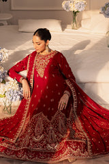 Six-panel chiffon back embroidery of Emaan Adeel CIREL