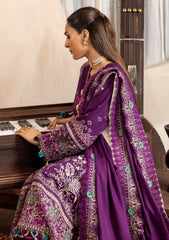 Eshaisha Luxury Winter '24 | EA-LW-5517 | 3PC Embroidered Corduroy Suit