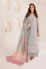 Embroidered chiffon back panel from Alizeh Dhagay Vol 4