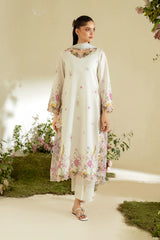 Embroidered organza neckline piece of Iznik UE-451