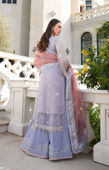 Embroidered organza panels and motifs of LIZA by Inayat Premium