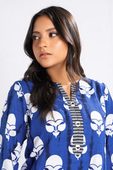Winter Collection '24 | FW 53.1-24-Blue | 2PC Printed Khaddar Suit
