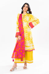 Winter Collection '24 | FW-25-24 Yellow | 3PC Printed Khaddar Suit