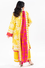 Winter Collection '24 | FW-25-24 Yellow | 3PC Printed Khaddar Suit