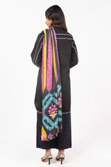 Winter Collection '24 | FW-06-24 Black | 3PC Embroidered Khaddar Suit