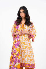 Winter Collection '24 | FW 21-24-Yellow | 3PC Printed Khaddar Suit