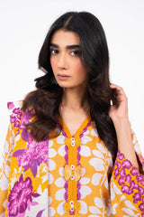 Winter Collection '24 | FW 21-24-Yellow | 3PC Printed Khaddar Suit