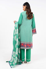 Winter Collection '24 | FW 53-24-Green | 2PC Printed Khaddar Suit
