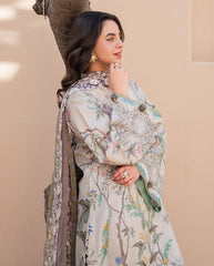 Roheenaz Summer in Bloom | Printed Lawn | Flora Grace