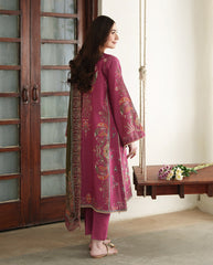 Roheenaz Whispered Florals Unstitched Volume 2 | Floral Garden