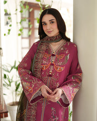 Roheenaz Whispered Florals Unstitched Volume 2 | Floral Garden