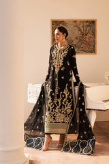 Flowing chiffon embroidered dupatta from SVARA suit