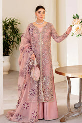 Front border with hand embellishment from Ramsha H-501 formal dress