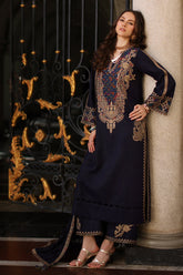 CHARIZMA POSHIMA VOL 3 2025 WINTER | 3-pc Unstitched Embroidered Dyed Leather Shirt PSW5-16