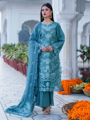 Mahnur Gul Luxury Lawn '26 | G-009 | 3 PC Lawn