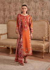 Gulaal | Velouré Printed Silk | Rustic Regalia SKU:GS - 07