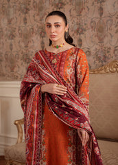 Gulaal | Velouré Printed Silk | Rustic Regalia SKU:GS - 07