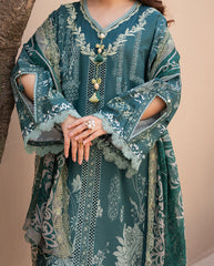 Roheenaz Summer in Bloom | Printed Lawn | Gardenia Veil
