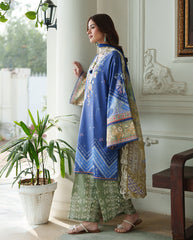 Roheenaz Whispered Florals Unstitched Volume 2 | Gentle Petals