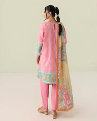 Roheenaz Rosette Unstitched Lawn '26 | Golden Hour