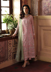 Gulaal Layana adda-work embroidered organza borders – Evayna Festive'25