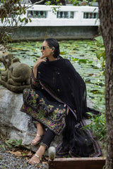 Mushq | Nuvera Unstitched Raw Silk | Onyxa