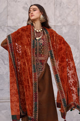 CHARIZMA POSHIMA VOL 3 2025 WINTER | 3-pc Unstitched Embroidered Dyed Leather Shirt PSW5-18