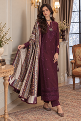 Saadia Asad D7 B - Kaani Merlot Frost 01