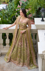 Inayat Premium AZRINA traditional lehenga outfit with organza detailing