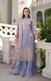 Inayat Premium LIZA embroidered organza festive outfit with silk inner