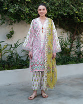 Roheenaz Whispered Florals Unstitched Volume 2 | Lily Drift