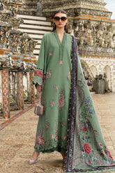Maria B | MPT-2808-A | 3 Piece Unstitched Embroidered Twill Linen Suit