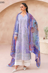 Ramsha Mashaal Luxury Lawn Vol 15 | Unstitched 3 Piece Suit - L-1505