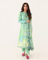 Roheenaz Rosette Unstitched Lawn '26 | Morning Dew