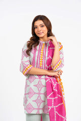 Winter Collection '24 | FW 33-24-Cream | 3PC Embroidered Karandi Suit