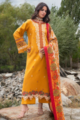 Charizma Poshima Winter '26 | Embroidered Peach | PSW6-16