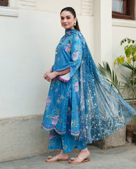 Roheenaz Whispered Florals Unstitched Volume 2 | Petal Drift