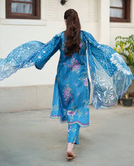 Roheenaz Whispered Florals Unstitched Volume 2 | Petal Drift